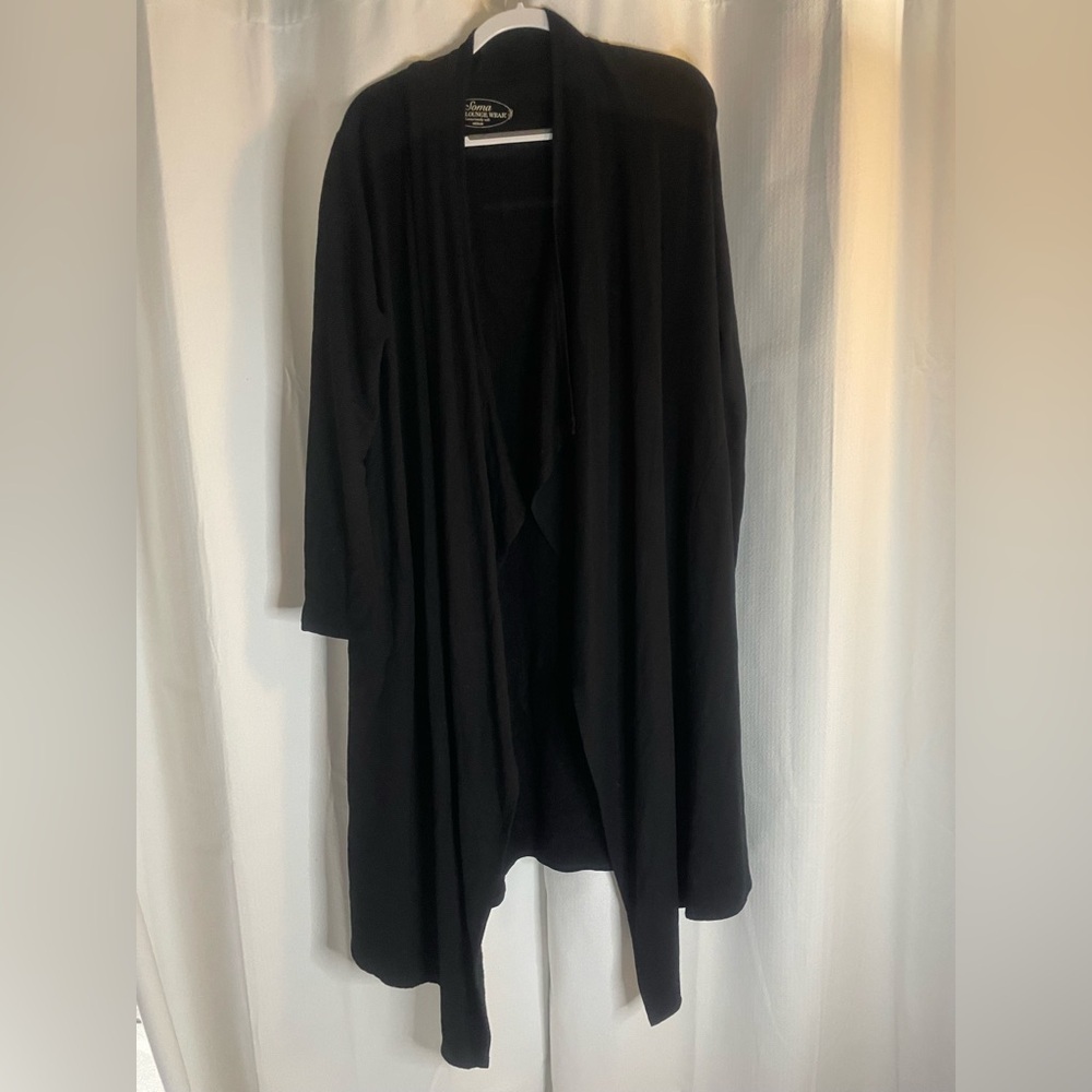 Soma Black Robe Medium women’s( READ!!) - Picture 3 of 6
